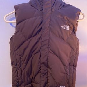 Brown North Face Vest